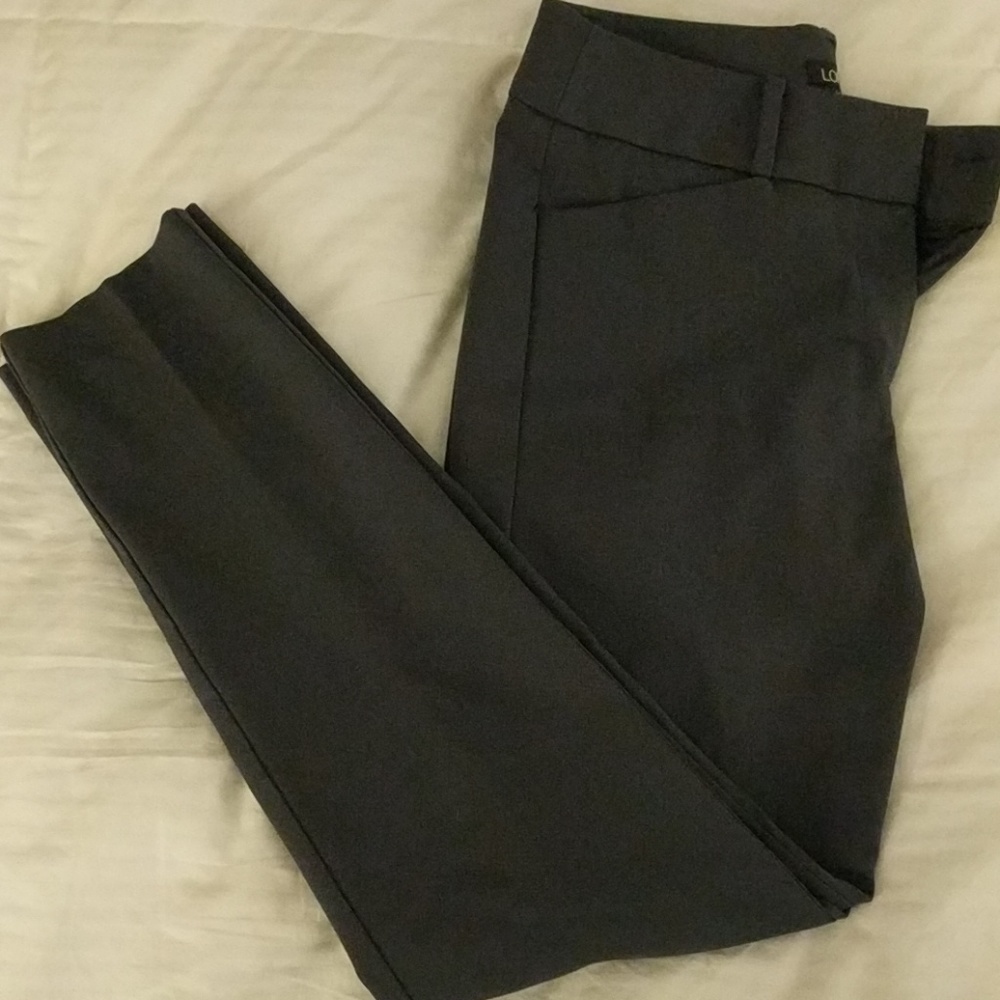 LOFT charcoal gray dress pants